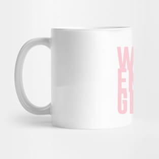 West End Girls, pink Mug